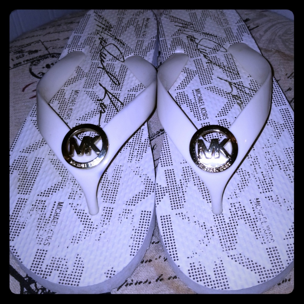 Michael Kors flip flops